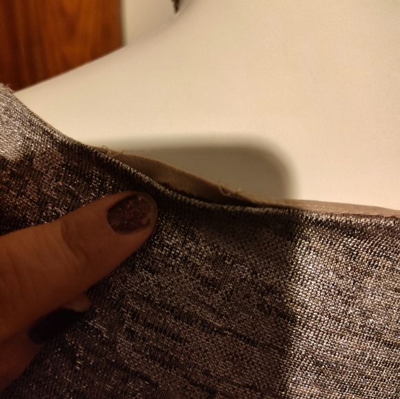 1x Beautiful Silver Scoop Neck Holiday Dress - Picture 7 of 7